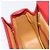 Borsa a Mano GUCCI Bamboo Pelle Rossa Oro 000 1227 0633 Auth ep16228A Rosso D'oro - vista 22