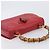 Borsa a Mano GUCCI Bamboo Pelle Rossa Oro 000 1227 0633 Auth ep16228A Rosso D'oro - vista 6