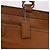Bolsa Tote Coach em Couro Marrom Prata Auth 204986A - vista 18