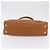 Bolsa Tote Coach em Couro Marrom Prata Auth 204986A - vista 5
