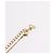 Collar Christian Dior Strass Metal Tono Dorado Auth ka6386 - vista 13