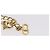 Collar Christian Dior Strass Metal Tono Dorado Auth ka6386 - vista 14