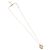 Collar Christian Dior Strass Metal Tono Dorado Auth ka6386 - vista 2