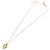 Collar Christian Dior Strass Metal Tono Dorado Auth ka6386 - vista 8