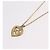 Collar Christian Dior Strass Metal Tono Dorado Auth ka6386 - vista 9