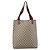 Borsa Tote GUCCI GG Supreme Web Sherry Line Beige Gold 39 02003 Auth ep15903 - vista 2