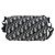 Borsa a tracolla Christian Dior Trotter Canvas Navy Auth 204908SAM Blu navy - vista 2