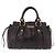 Borsa a Mano Miu Miu Vitellolux 2way Marrone Scuro Oro Auth 202590V D'oro - vista 13