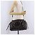 Borsa a Mano Miu Miu Vitellolux 2way Marrone Scuro Oro Auth 202590V D'oro - vista 28