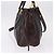 Borsa a Mano Miu Miu Vitellolux 2way Marrone Scuro Oro Auth 202590V D'oro - vista 4