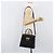 Borsa Salvatore Ferragamo Gancini in pelle 2way Nero Oro Auth ka6377 D'oro - vista 31