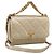 Borsa a tracolla CHANEL Matelasse con catena in pelle d'agnello 2way Gold CC Auth 206384SAM D'oro