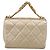 Borsa a tracolla CHANEL Matelasse con catena in pelle d'agnello 2way Gold CC Auth 206384SAM D'oro - vista 2