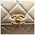 Borsa a tracolla CHANEL Matelasse con catena in pelle d'agnello 2way Gold CC Auth 206384SAM D'oro - vista 21