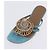 Hermès Sandalias HERMES Suede 36 Light Blue Auth 203814V Azul claro - vista 19