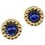 Orecchini CHANEL metallo Gold Tone CC Auth bs37297