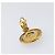Orecchini CHANEL metallo Gold Tone CC Auth bs37297 - vista 11