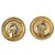 Orecchini CHANEL metallo Gold Tone CC Auth bs37297 - vista 3