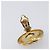 Orecchini CHANEL metallo Gold Tone CC Auth bs37297 - vista 7