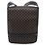Céline Borsa a tracolla CELINE Macadam Canvas PVC Nero Tono Oro Auth mr2929A - vista 13