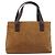 Céline Bolsa de mão CELINE C Macadam Canvas Suede Brown Gold Auth ep15941 Marrom Dourado - vista 13