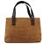 Céline Bolsa de mão CELINE C Macadam Canvas Suede Brown Gold Auth ep15941 Marrom Dourado - vista 2