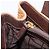 Céline Bolsa de mão CELINE C Macadam Canvas Suede Brown Gold Auth ep15941 Marrom Dourado - vista 21