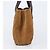 Céline Bolsa de mão CELINE C Macadam Canvas Suede Brown Gold Auth ep15941 Marrom Dourado - vista 3