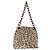 Bolso de hombro PRADA con cadena de plástico Cuero Harako Beige Silver Auth 206034V Plata