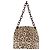 Bolso de hombro PRADA con cadena de plástico Cuero Harako Beige Silver Auth 206034V Plata - vista 2