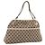 Borsa Tote GUCCI GG Canvas Beige Gold 121023 Auth ep16127 D'oro
