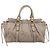 Borsa a mano Miu Miu in pelle 2way Beige Gold Auth 206249M D'oro - vista 2