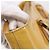 Borsa a mano LOUIS VUITTON Monogram Vernis Houston Beige M91004 LV Auth bs37348 - vista 9