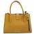 Borsa a mano Miu Miu in pelle 2way Giallo Tono Oro Auth bs37269A - vista 2