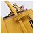 Borsa a mano Miu Miu in pelle 2way Giallo Tono Oro Auth bs37269A - vista 21