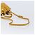 Borsa a mano Miu Miu in pelle 2way Giallo Tono Oro Auth bs37269A - vista 8