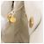 FENDI Handtasche aus Leder 2way White Gold Auth 200680 Weiß Golden - Ansicht 35
