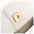 FENDI Handtasche aus Leder 2way White Gold Auth 200680 Weiß Golden - Ansicht 44