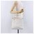 FENDI Handtasche aus Leder 2way White Gold Auth 200680 Weiß Golden - Ansicht 45