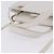 FENDI Handtasche aus Leder 2way White Gold Auth 200680 Weiß Golden - Ansicht 9