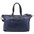 Borsa a mano Miu Miu Vitellolux 2way Navy Gold Auth 206095M D'oro Blu navy - vista 2