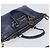 Borsa a mano Miu Miu Vitellolux 2way Navy Gold Auth 206095M D'oro Blu navy - vista 6