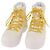 BOTTEGA VENETA Paddle Bomber Boule Shoes Nylon 36 Ivory Auth 203702M Cream