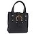 Borsa a mano Salvatore Ferragamo Gancini in pelle nera e argento Auth BA16166 Nero