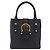 Borsa a mano Salvatore Ferragamo Gancini in pelle nera e argento Auth BA16166 Nero - vista 13