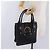 Borsa a mano Salvatore Ferragamo Gancini in pelle nera e argento Auth BA16166 Nero - vista 27
