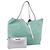 Borsa Tote Tiffany & Co. Camoscio Blu Turchese Argento Auth 206280A