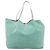 Borsa Tote Tiffany & Co. Camoscio Blu Turchese Argento Auth 206280A - vista 2