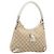 Borsa a tracolla GUCCI GG Canvas Beige Oro 130738 Auth 206053V D'oro