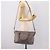 Borsa GUCCI Micro GG Canvas Guccissima in pelle 2way Outlet 449656 Auth ep15926 Marrone D'oro - vista 26